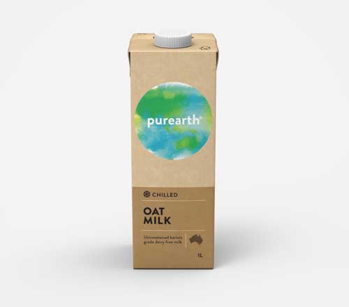 Our products - oat milk packing